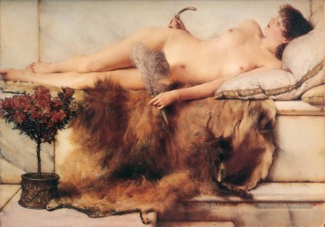 Dans le Tepidarium romantique Sir Lawrence Alma Tadema Peinture à l'huile